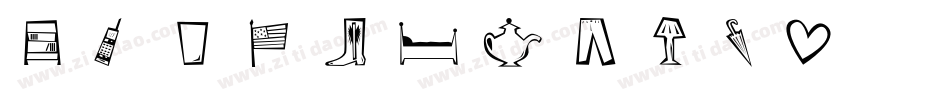 DF Organics字体转换